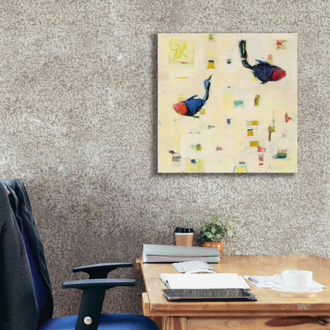 Image of 'One Fish Two Fish' by Phyllis Adams, Canvas Wall Art,26 x 26