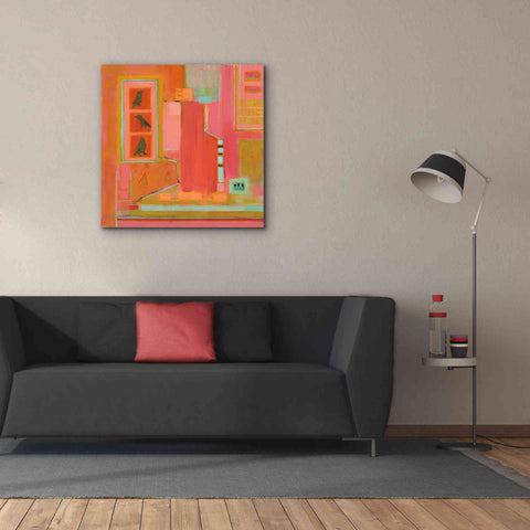 Image of 'Three Crows' by Phyllis Adams, Canvas Wall Art,37 x 37