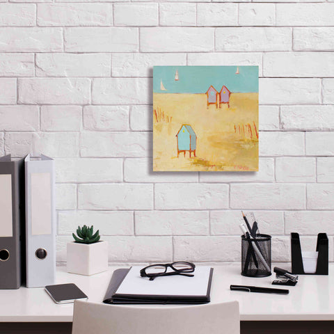 Image of 'Cabanas' by Phyllis Adams, Canvas Wall Art,12 x 12