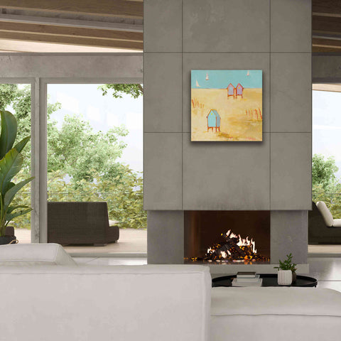 Image of 'Cabanas' by Phyllis Adams, Canvas Wall Art,26 x 26