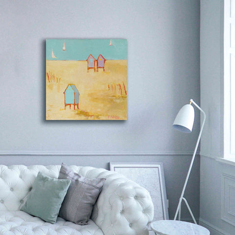 Image of 'Cabanas' by Phyllis Adams, Canvas Wall Art,37 x 37