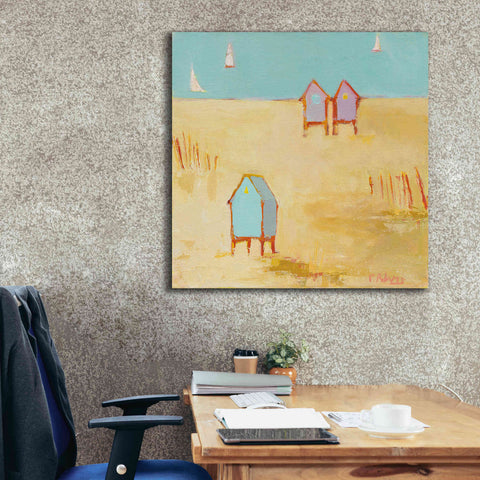 Image of 'Cabanas' by Phyllis Adams, Canvas Wall Art,37 x 37
