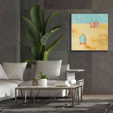 Image of 'Cabanas' by Phyllis Adams, Canvas Wall Art,37 x 37