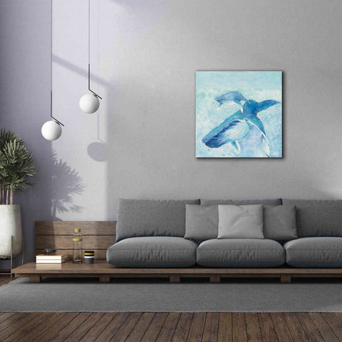 Image of 'Blue Mama' by Phyllis Adams, Canvas Wall Art,37 x 37