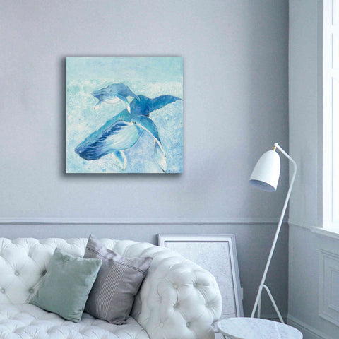 Image of 'Blue Mama' by Phyllis Adams, Canvas Wall Art,37 x 37
