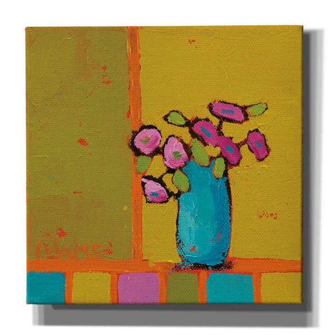 Image of 'Turquoise Vase' by Phyllis Adams, Canvas Wall Art