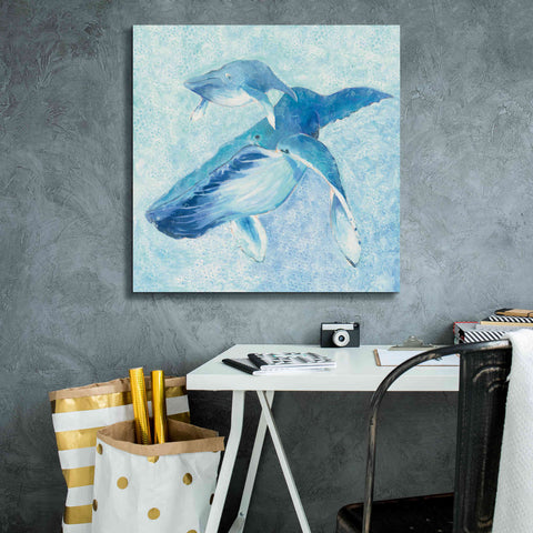 Image of 'Blue Mama v2' by Phyllis Adams, Canvas Wall Art,26 x 26