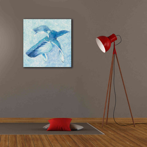 Image of 'Blue Mama v2' by Phyllis Adams, Canvas Wall Art,26 x 26