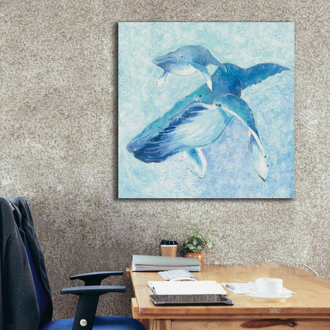 Image of 'Blue Mama v2' by Phyllis Adams, Canvas Wall Art,37 x 37