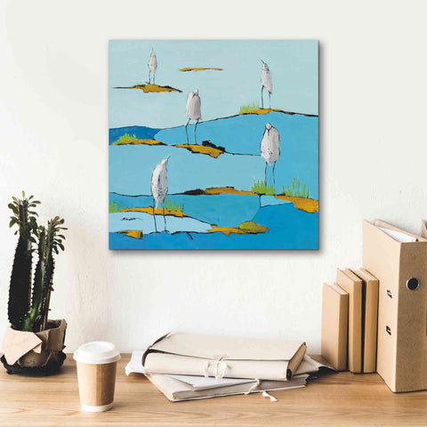 Image of 'Beach Bums v2' by Phyllis Adams, Canvas Wall Art,18 x 18