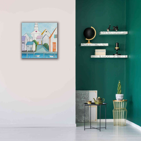 Image of 'Harbor Town III no Sign' by Phyllis Adams, Canvas Wall Art,26 x 26