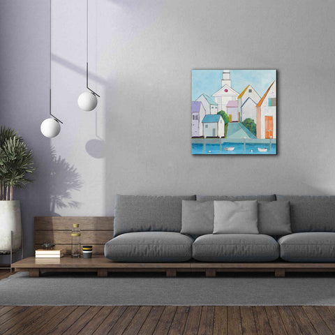 Image of 'Harbor Town III no Sign' by Phyllis Adams, Canvas Wall Art,37 x 37