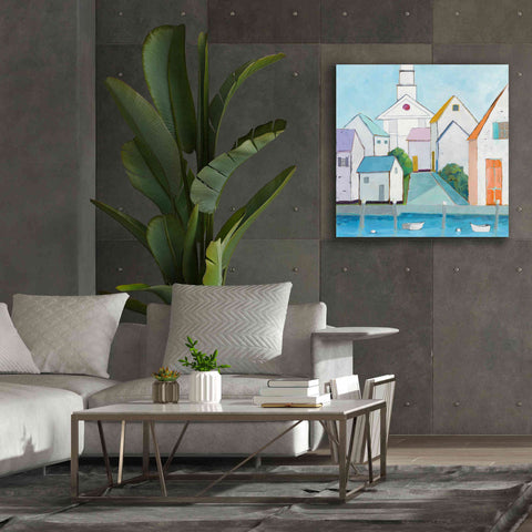 Image of 'Harbor Town III no Sign' by Phyllis Adams, Canvas Wall Art,37 x 37