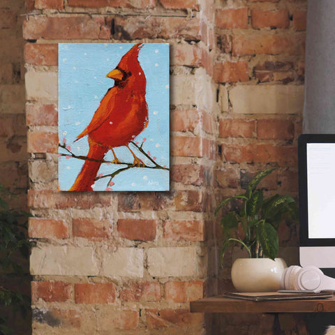 Image of 'Cardinal II' by Phyllis Adams, Canvas Wall Art,12 x 16