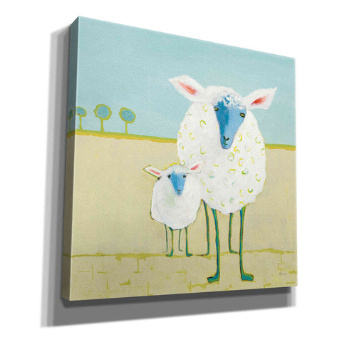 Image of 'Colorful Sheep' by Phyllis Adams, Canvas Wall Art