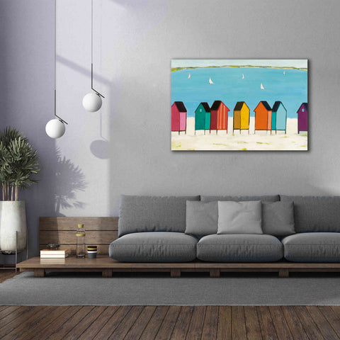 Image of 'Cabanas I' by Phyllis Adams, Canvas Wall Art,60 x 40