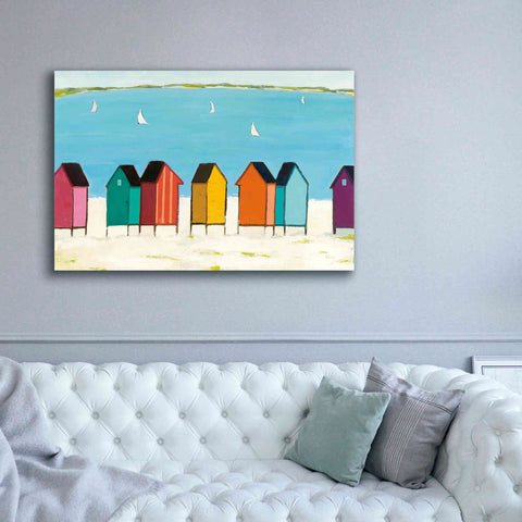 Image of 'Cabanas I' by Phyllis Adams, Canvas Wall Art,60 x 40