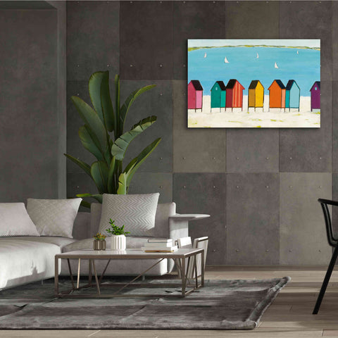 Image of 'Cabanas I' by Phyllis Adams, Canvas Wall Art,60 x 40