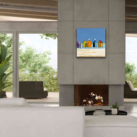 Image of 'Cabanas II' by Phyllis Adams, Canvas Wall Art,26 x 26