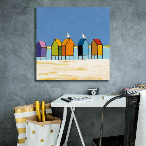 Image of 'Cabanas II' by Phyllis Adams, Canvas Wall Art,26 x 26