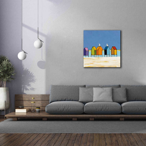 Image of 'Cabanas II' by Phyllis Adams, Canvas Wall Art,37 x 37