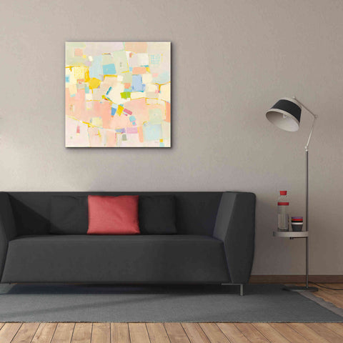 Image of 'Block Party' by Phyllis Adams, Canvas Wall Art,37 x 37