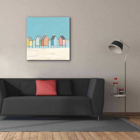 Image of 'Cabanas II Pastel' by Phyllis Adams, Canvas Wall Art,37 x 37