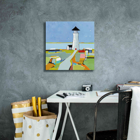 Image of 'To the Lighthouse' by Phyllis Adams, Canvas Wall Art,18 x 18