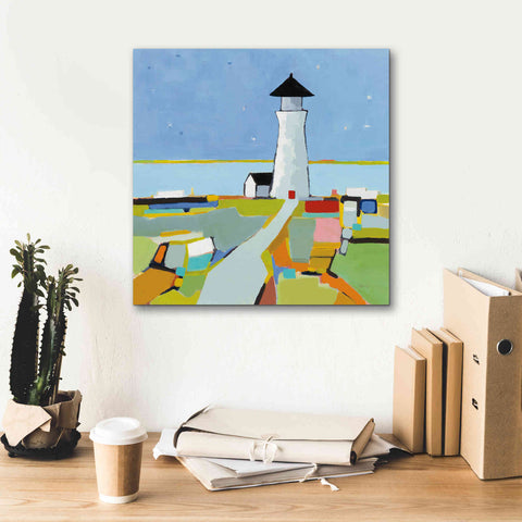 Image of 'To the Lighthouse' by Phyllis Adams, Canvas Wall Art,18 x 18