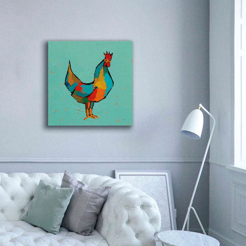 Image of 'The Strutter' by Phyllis Adams, Canvas Wall Art,37 x 37