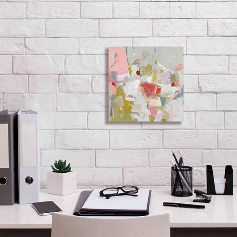 Image of 'And All That Jazz Pink' by Phyllis Adams, Canvas Wall Art,12 x 12