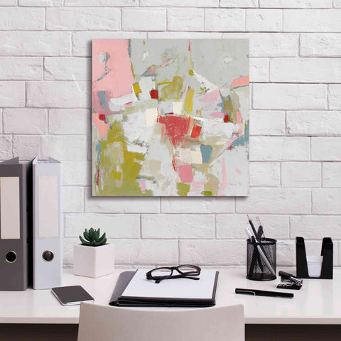 Image of 'And All That Jazz Pink' by Phyllis Adams, Canvas Wall Art,18 x 18