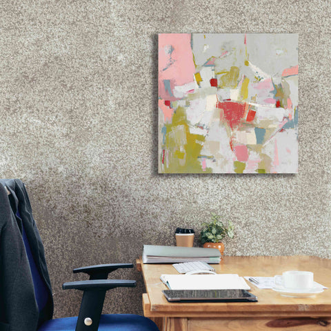 Image of 'And All That Jazz Pink' by Phyllis Adams, Canvas Wall Art,26 x 26