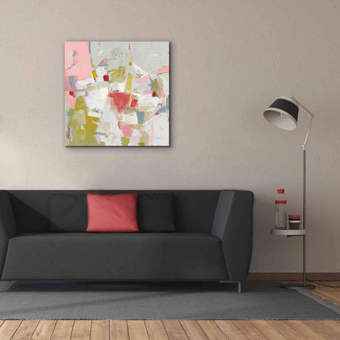 Image of 'And All That Jazz Pink' by Phyllis Adams, Canvas Wall Art,37 x 37