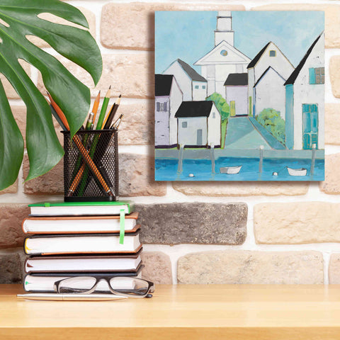 Image of 'Harbor Town III No Sign Light' by Phyllis Adams, Canvas Wall Art,12 x 12