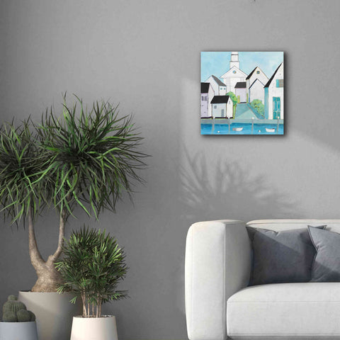 Image of 'Harbor Town III No Sign Light' by Phyllis Adams, Canvas Wall Art,18 x 18