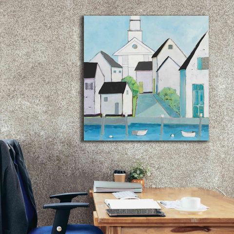 Image of 'Harbor Town III No Sign Light' by Phyllis Adams, Canvas Wall Art,37 x 37