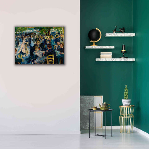 Image of 'Dance at Le moulin de la Galette' by Pierre-Auguste Renoir, Canvas Wall Art,34 x 26