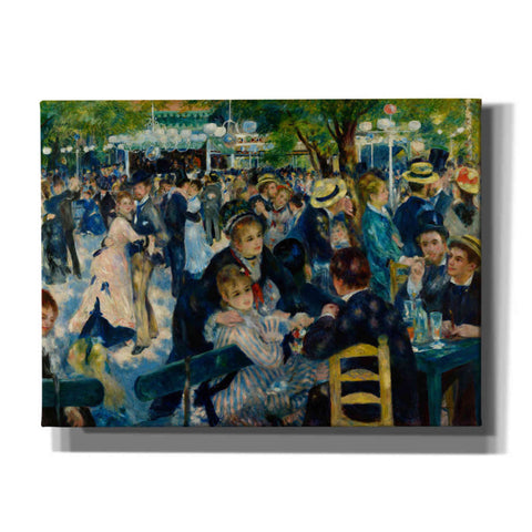 Image of 'Dance at Le moulin de la Galette' by Pierre-Auguste Renoir, Canvas Wall Art