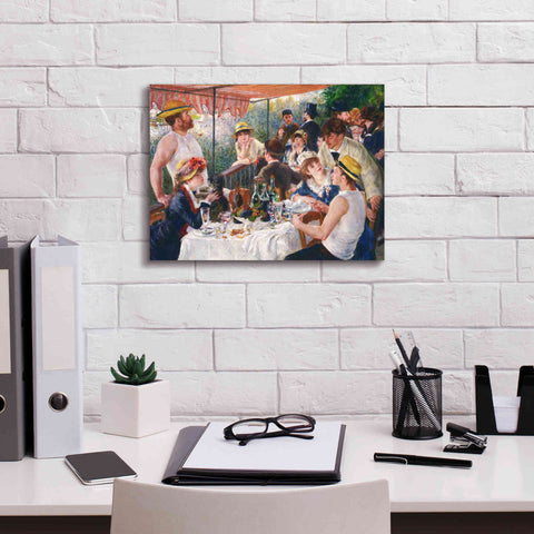 Image of 'Luncheon of the Boating Party' by Pierre-Auguste Renoir, Canvas Wall Art,16 x 12
