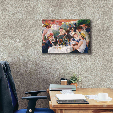 Image of 'Luncheon of the Boating Party' by Pierre-Auguste Renoir, Canvas Wall Art,26 x 18