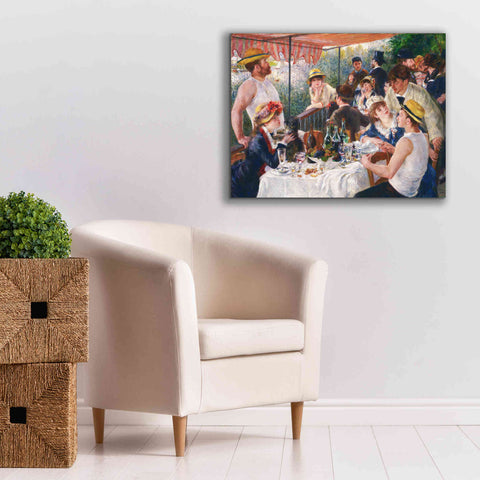 Image of 'Luncheon of the Boating Party' by Pierre-Auguste Renoir, Canvas Wall Art,34 x 26