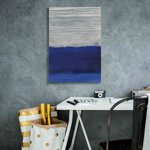 Image of 'Gray Haze' by Jo Maye, Canvas Wall Art,18 x 26