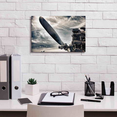 Image of 'Aero Maquina' by Nathan Larson, Canvas Wall Art,18 x 12