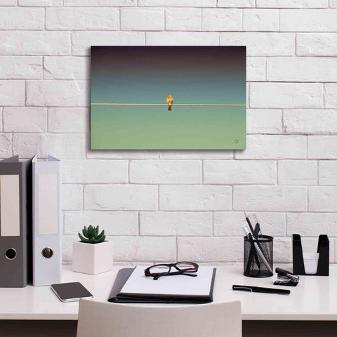 Image of 'Waiting' by Nathan Larson, Canvas Wall Art,18 x 12