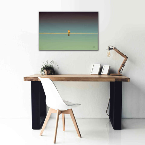 Image of 'Waiting' by Nathan Larson, Canvas Wall Art,40 x 26