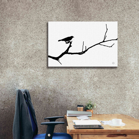 Image of 'Bird Silhouette' by Nathan Larson, Canvas Wall Art,40 x 26