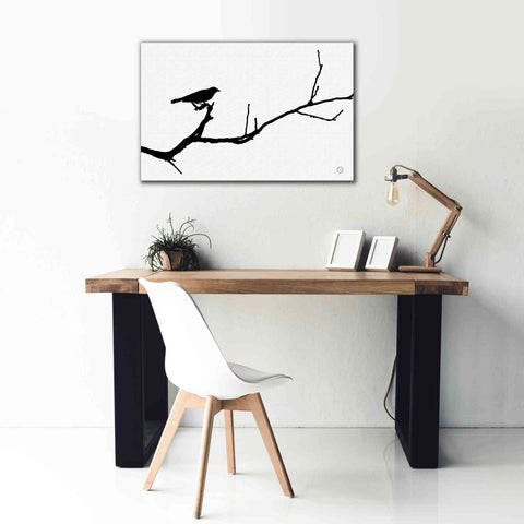 Image of 'Bird Silhouette' by Nathan Larson, Canvas Wall Art,40 x 26