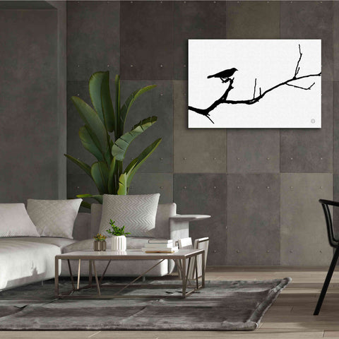 Image of 'Bird Silhouette' by Nathan Larson, Canvas Wall Art,60 x 40