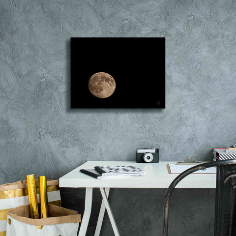 Image of 'Moon Detail II' by Nathan Larson, Canvas Wall Art,16 x 12